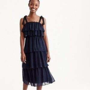 J.crew Women Sheer Tier Dress